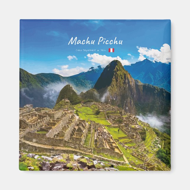 Machu Picchu, Peru - Inca Citadel Ruins Magnet (Front)