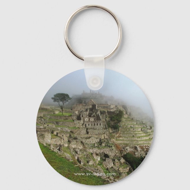 Machu Picchu, Peru Keychain (Front)