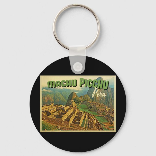 Machu Picchu Peru Keychain (Front)
