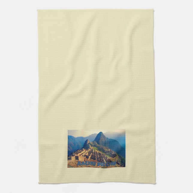 Machu Picchu Peru Kitchen Towel (Vertical)