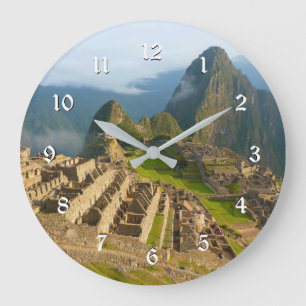 Machu Picchu, Peru Large Clock