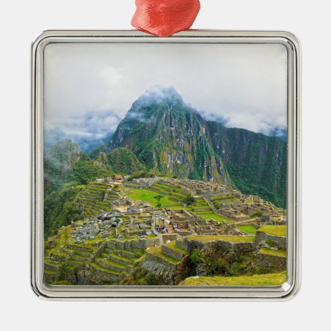 Machu Picchu, Peru Metal Ornament (Front)