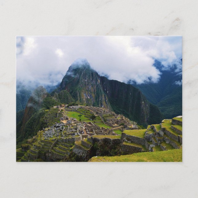 Machu Picchu, Peru, Overlook Postcard (Front)