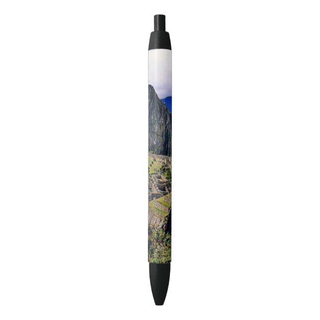 MACHU PICCHU - Peru - panorama Black Ink Pen (Front Vertical)