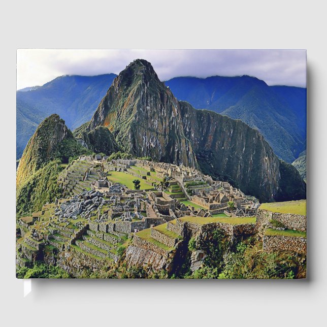 MACHU PICCHU - Peru - panorama Guest Book (Front)