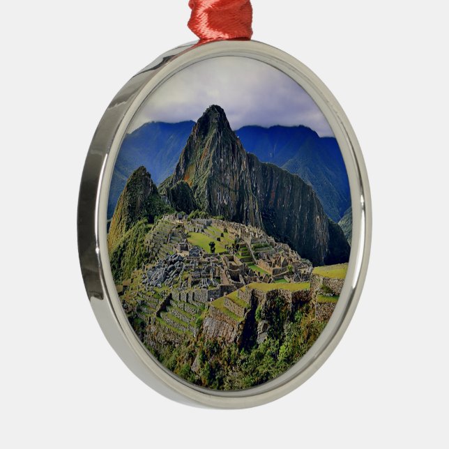 MACHU PICCHU - Peru - panorama Metal Ornament (Right)