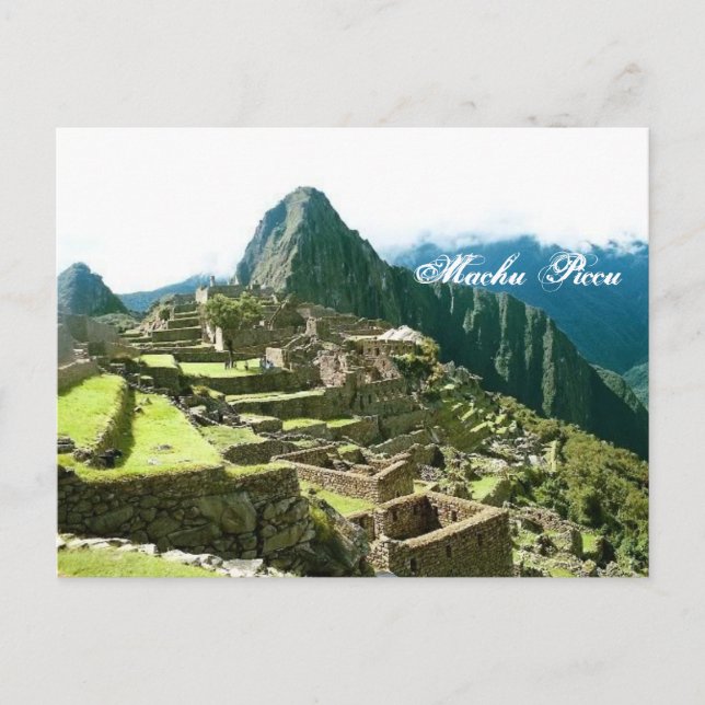 Machu Picchu Peru postcard (Front)