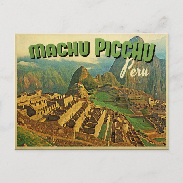 Machu Picchu Peru Postcard (Front)