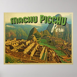 Machu Picchu Peru Poster