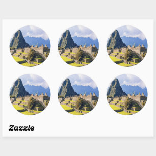 MACHU PICCHU - Peru - view Classic Round Sticker