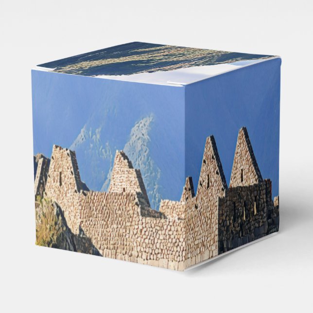 MACHU PICCHU - Peru - view Favor Box (Front Side)