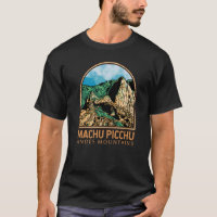 Machu Picchu Peru Vintage Emblem