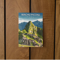 Machu Picchu Peru Vintage Travel