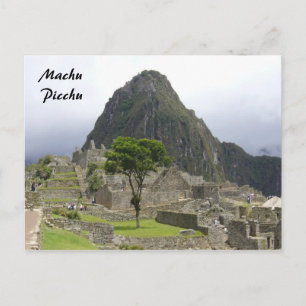 machu picchu postcard