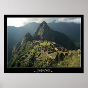 Machu Picchu Poster - 7 Wonders of the World