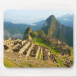 Machu Picchu Ruins Mousepad<br><div class="desc">Photograph from above of ancient ruins of Machu Picchu,  Peru.</div>
