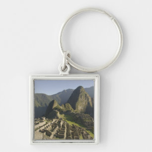 Machu Picchu, ruins of Inca city, Peru. Keychain