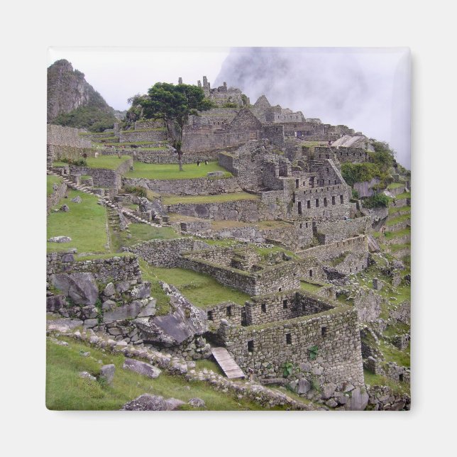 machu picchu stone magnet (Front)