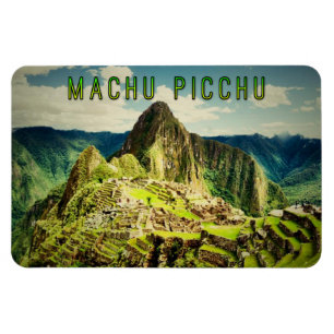 Machu Picchu stylized Magnet