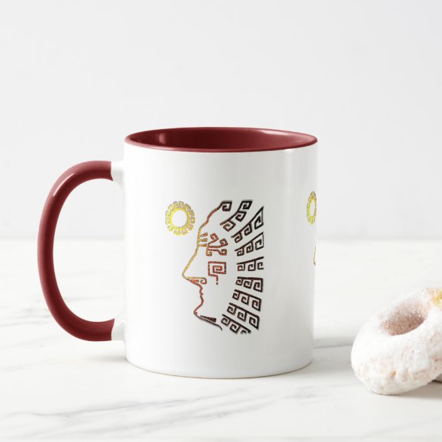 Machupicchu Cusco Peru Mug (With Donut)