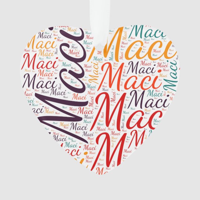Maci Ornament (Front)