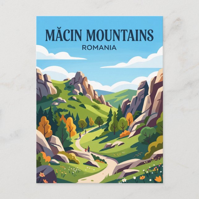 Măcin Mountains National Park Romania Postcard (Front)
