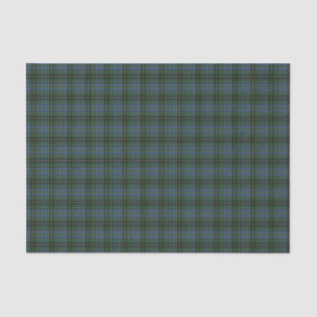 MacInnis Hunting Ancient Scottish Tartan  Tissue Paper (Front)