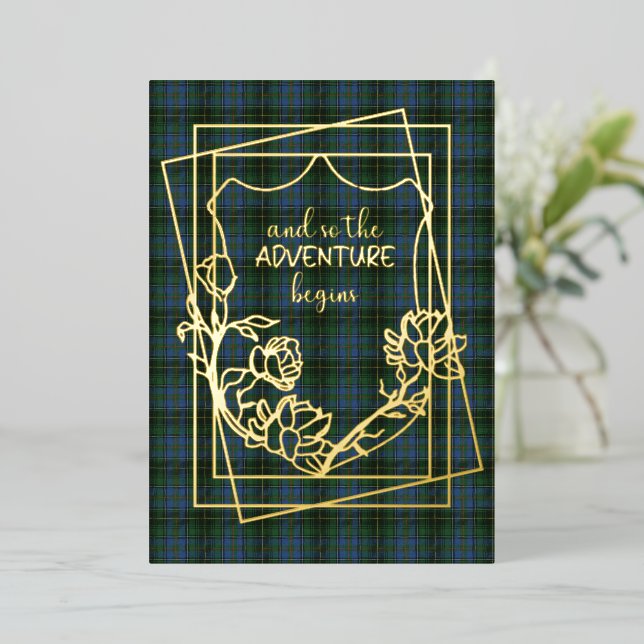 MacInnis Tartan Plaid Wedding (Standing Front)