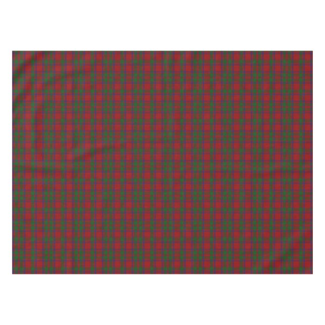 MacIntosh Clan Tartan Plaid Table Cloth (Front (Horizontal))