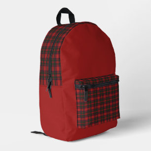 MacIntosh Modern Scottish Clan Tartan  Printed Backpack