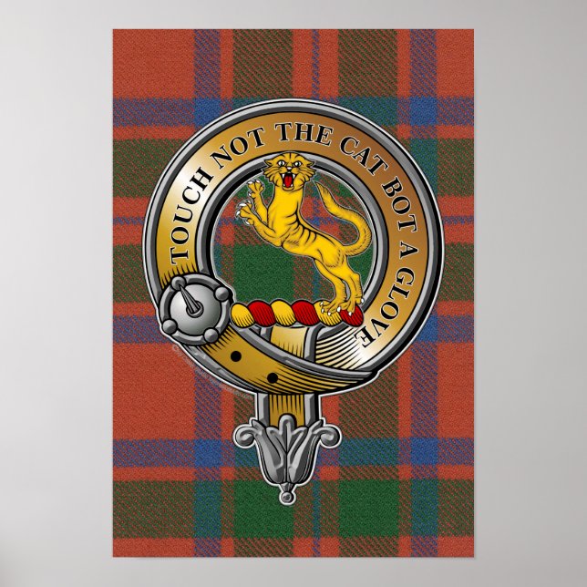 MacIntosh Tartan & Badge Poster (Front)