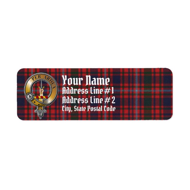 MacIntyre Tartan & Badge (Front)