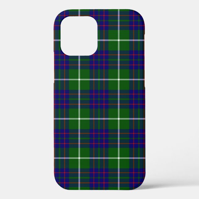 MacIntyre tartan green blue plaid Case-Mate iPhone Case (Back)
