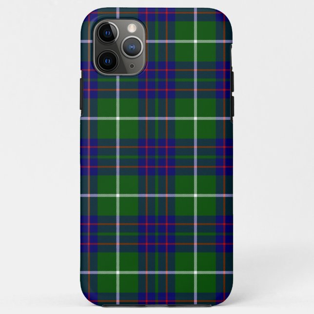 MacIntyre tartan green blue plaid Case-Mate iPhone Case (Back)
