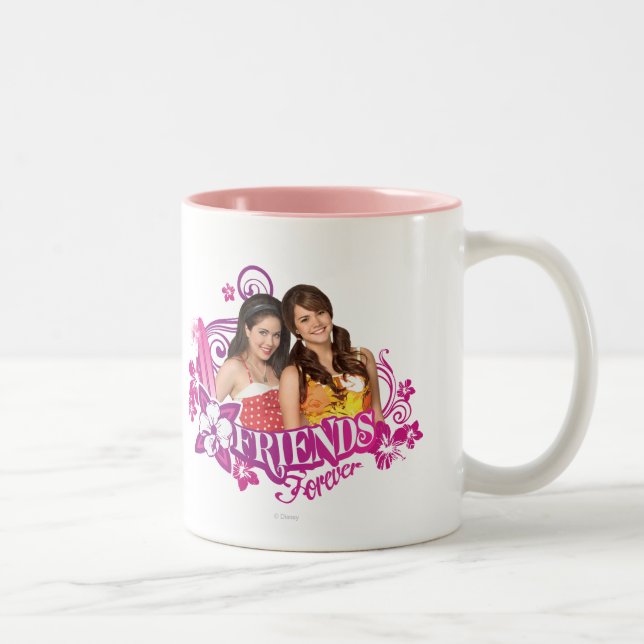 Mack & Lela - Friends Forever Two-Tone Coffee Mug (Right)