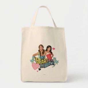 Mack & Lela - My Heart is at the Beach Tote Bag