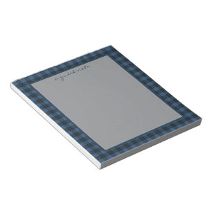 MacKay Blue Ancient Original Scottish Tartan Notepad