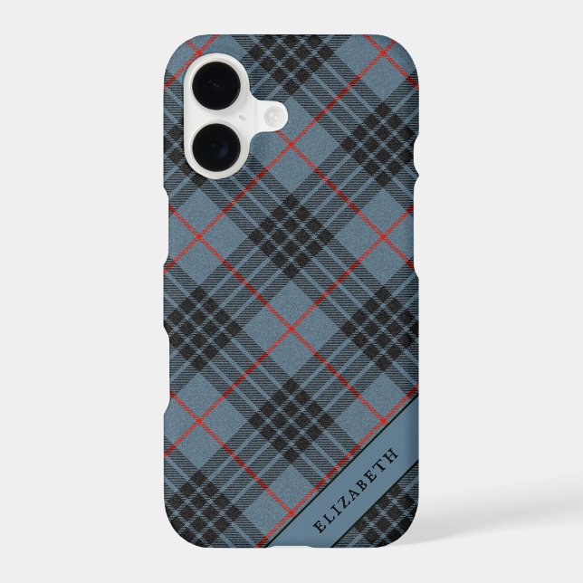 MacKay Blue Clan Tartan Scottish Plaid (Back)