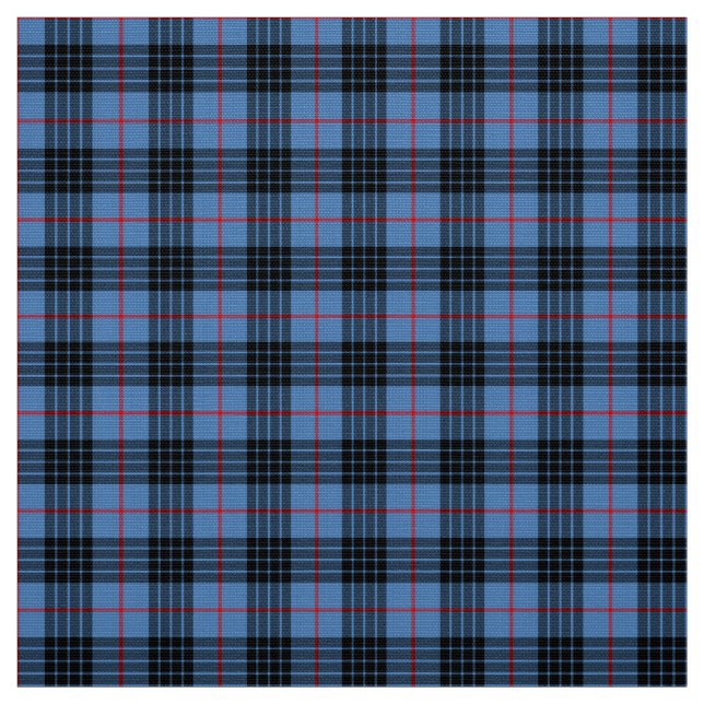 MacKay Blue Tartan Fabric (Swatch)