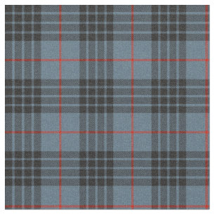 MacKay Blue Tartan Plaid Scottish Pattern Fabric