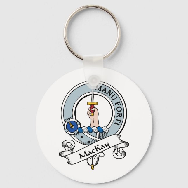 MacKay Clan Badge Keychain (Front)