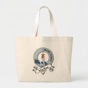 MacKay Clan Badge Large Tote Bag