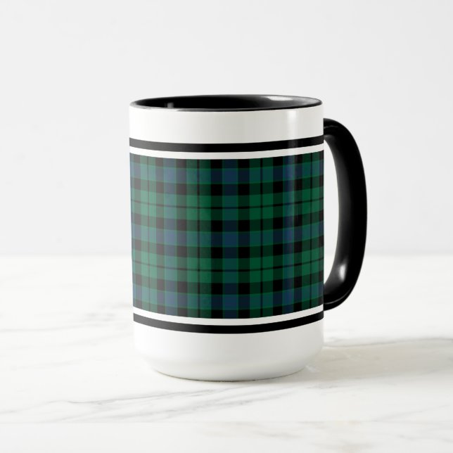 MacKay Clan Tartan Mug (Front Right)