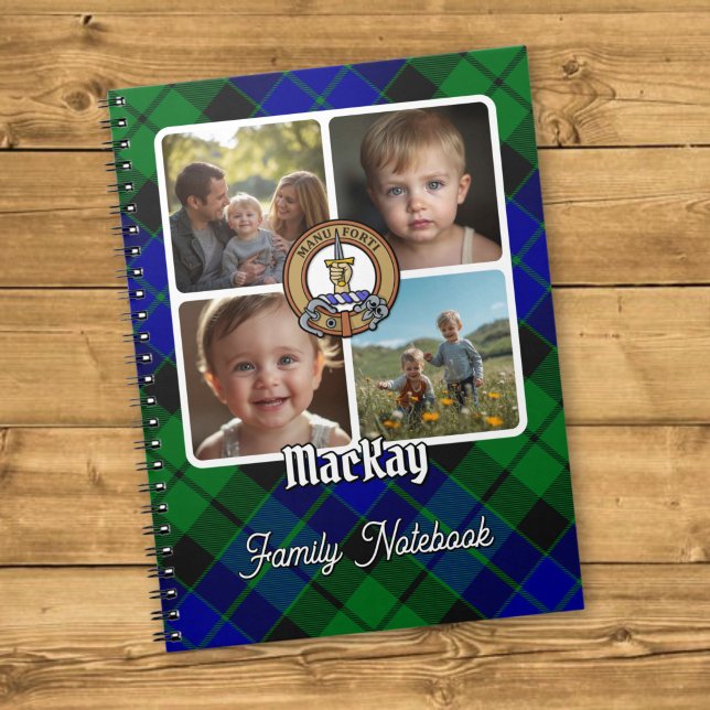 MacKay Family Photo Collage Notebook (Creator Uploaded)