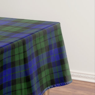 MacKay Green Scottish Clan Tartan Plaid Tablecloth