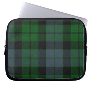 MacKay Green Tartan Plaid Laptop Cover