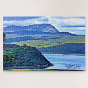 MacKay Scottish Clan's Castle Varrich Jigsaw Puzzle