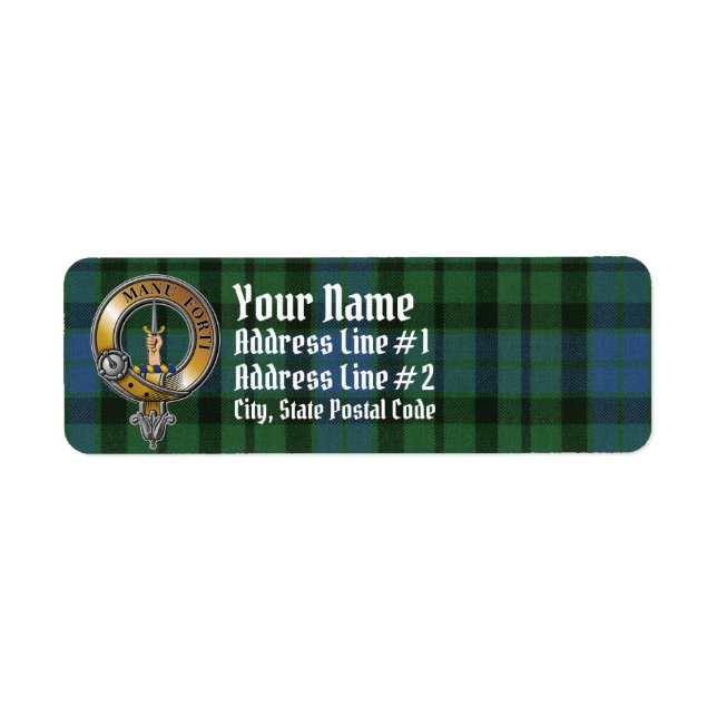 MacKay Tartan & Badge (Devant)
