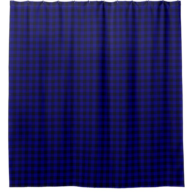 MacKay tartan blue black plaid (Front)