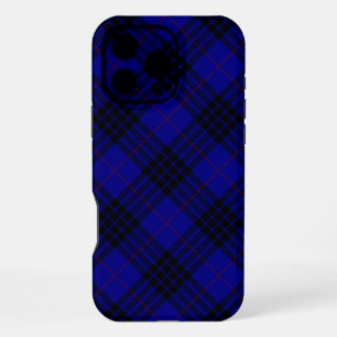MacKay tartan blue black plaid iPhone 16 Pro Max Case
